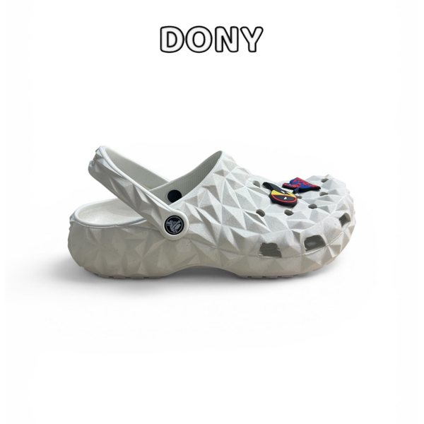  Dép Sục Unisex Họa Tiết Kim Cương - Người lớn 