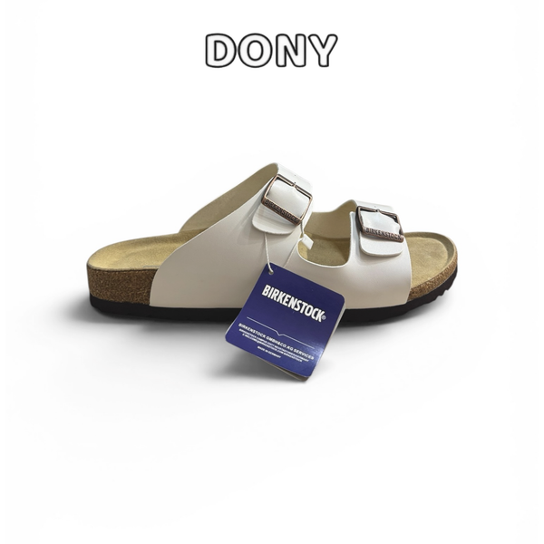  Dép Nam Nữ Quai ngang da lộn đế trấu có khóa 