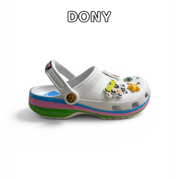  Dép sục trẻ em và người lớn Ba Cô Gái Siêu Nhân 