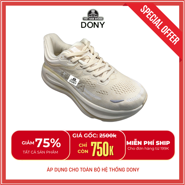  Giày Thể Thao Chạy Bộ Đế Cao HK – Mẫu Bondi 9 