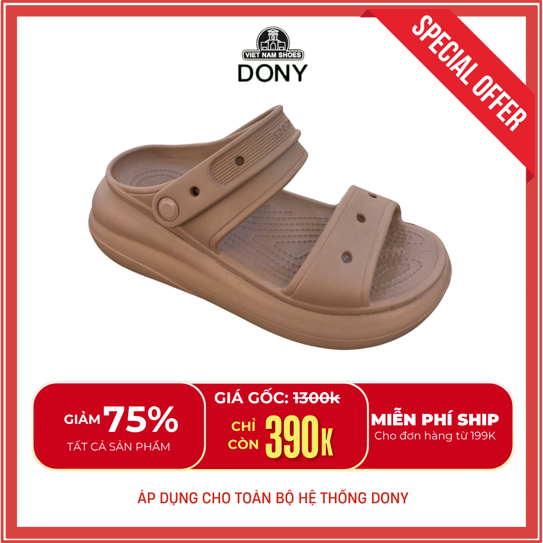  Dép Người Lớn Nữ Đế Cao 7cm Classic 