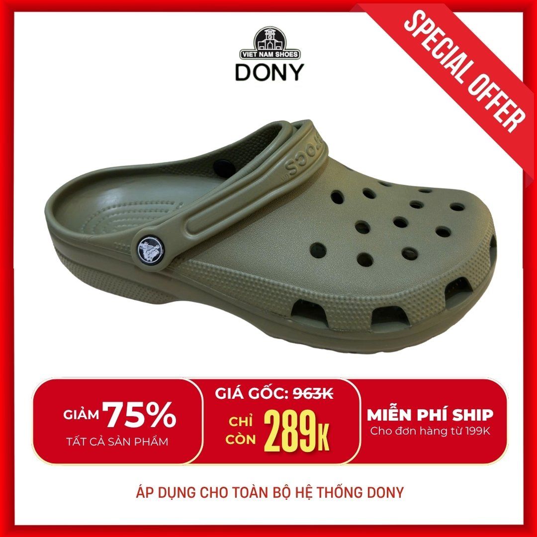  Dép Sục Unisex Classic 