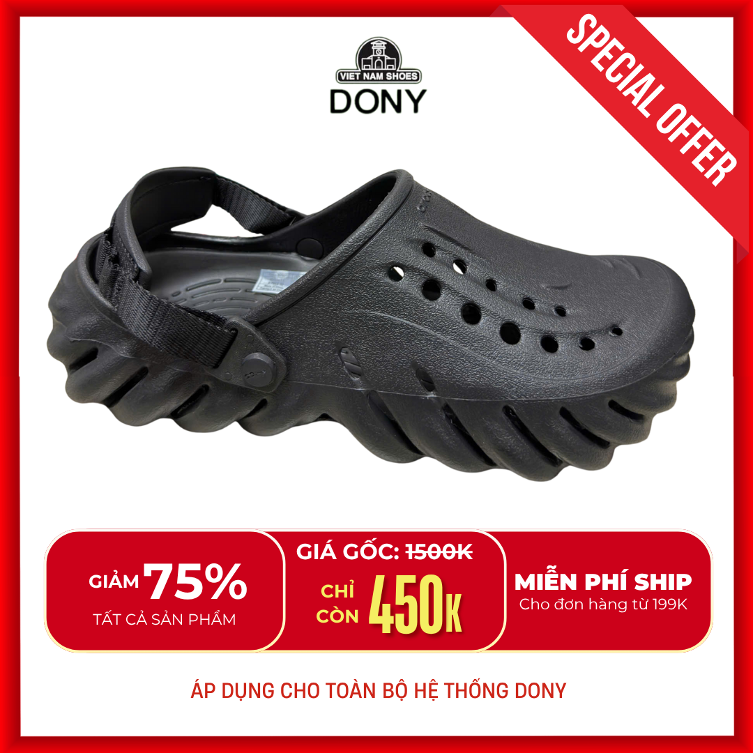  Giày Clog Unisex Crocs Echo 