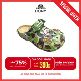  Dép Cro.cs Clog Classic x Bape Clog ABC Camo Bape 