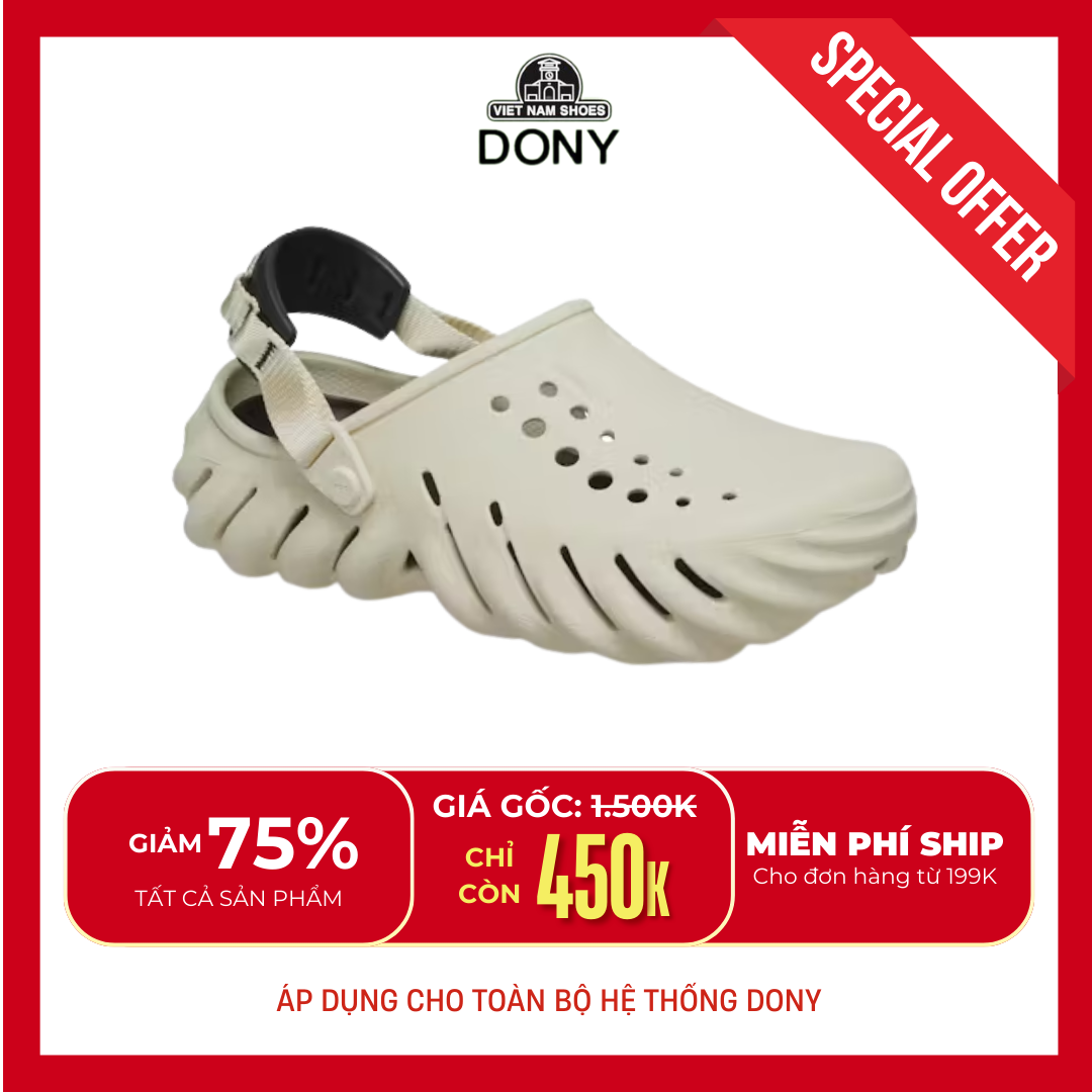  Giày Clog Unisex Crocs Echo 