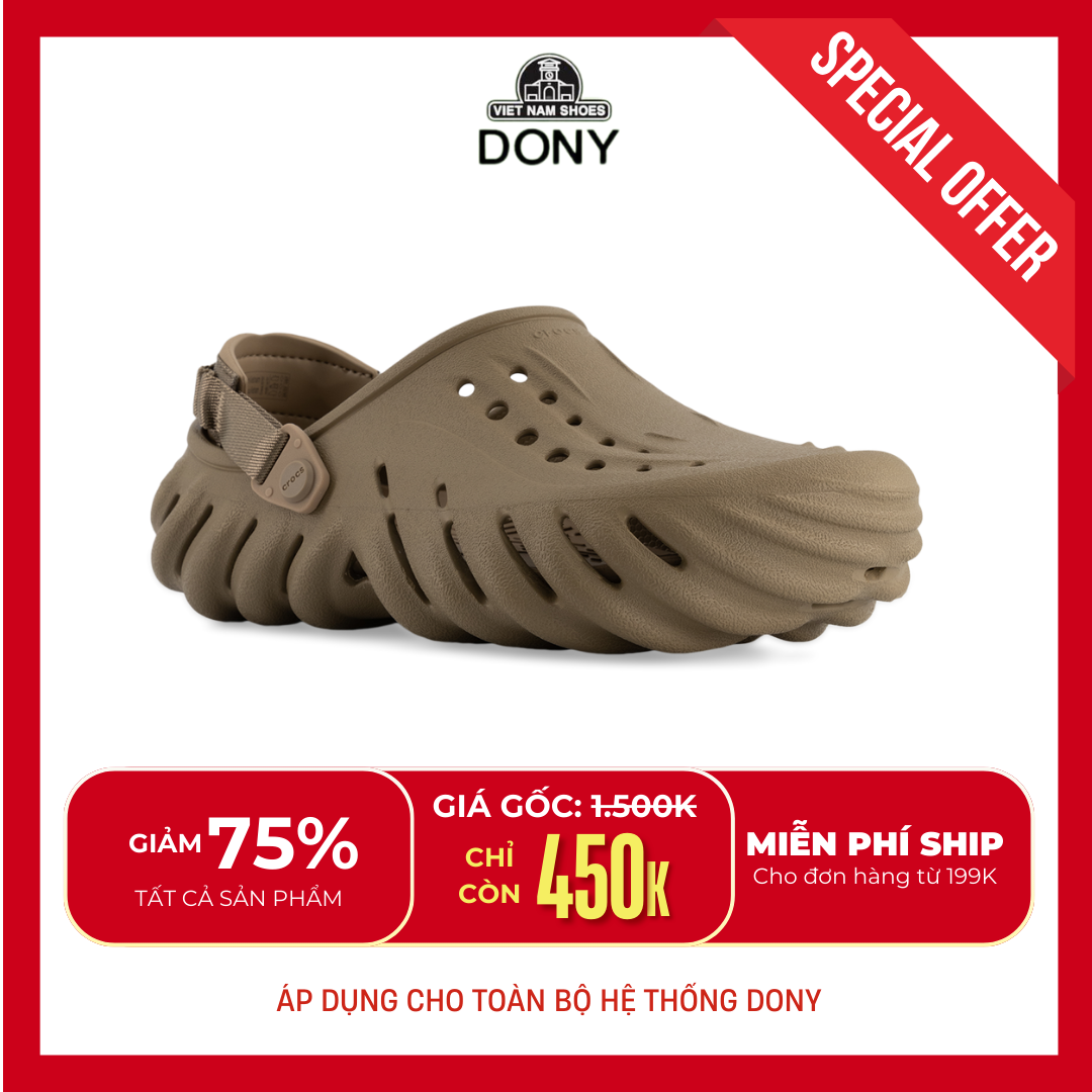  Giày Clog Unisex Crocs Echo 