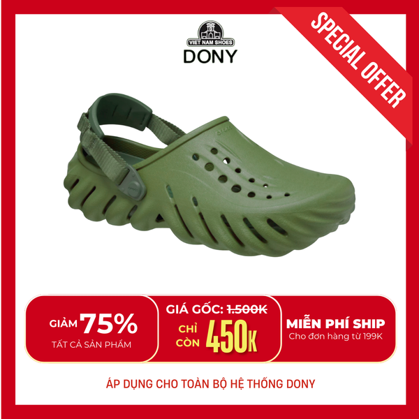 Giày Clog Unisex Crocs Echo 