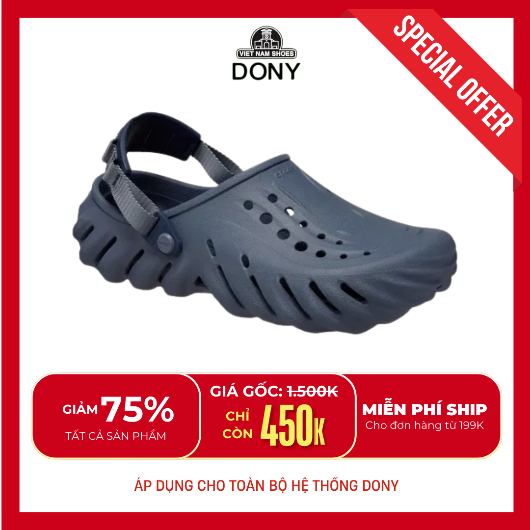  Giày Clog Unisex Crocs Echo 