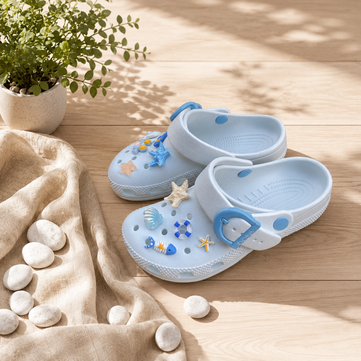  Dép Sục DONY Clog Quai Khóa Cài Cá Tính - Chất Liệu EVA Mềm Nhẹ Chống Trơn Trượt 