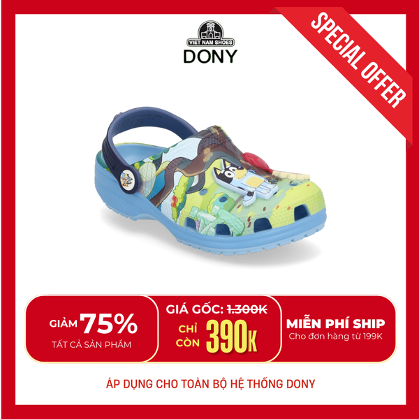  Dép sục BLUEY CLASSIC CLOG - BLUE 