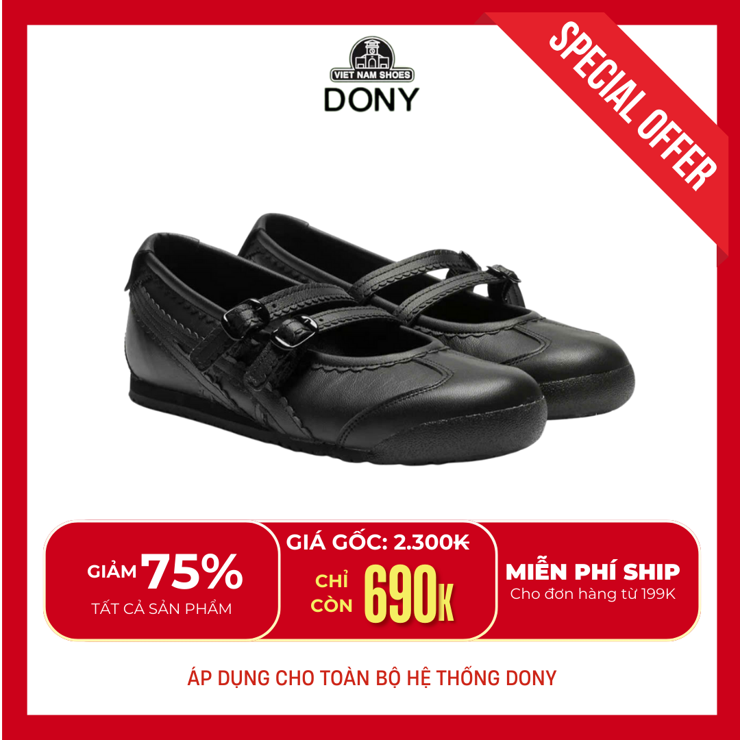  Giày Búp Bê Hai Quai OnitSuka Cao Cấp 