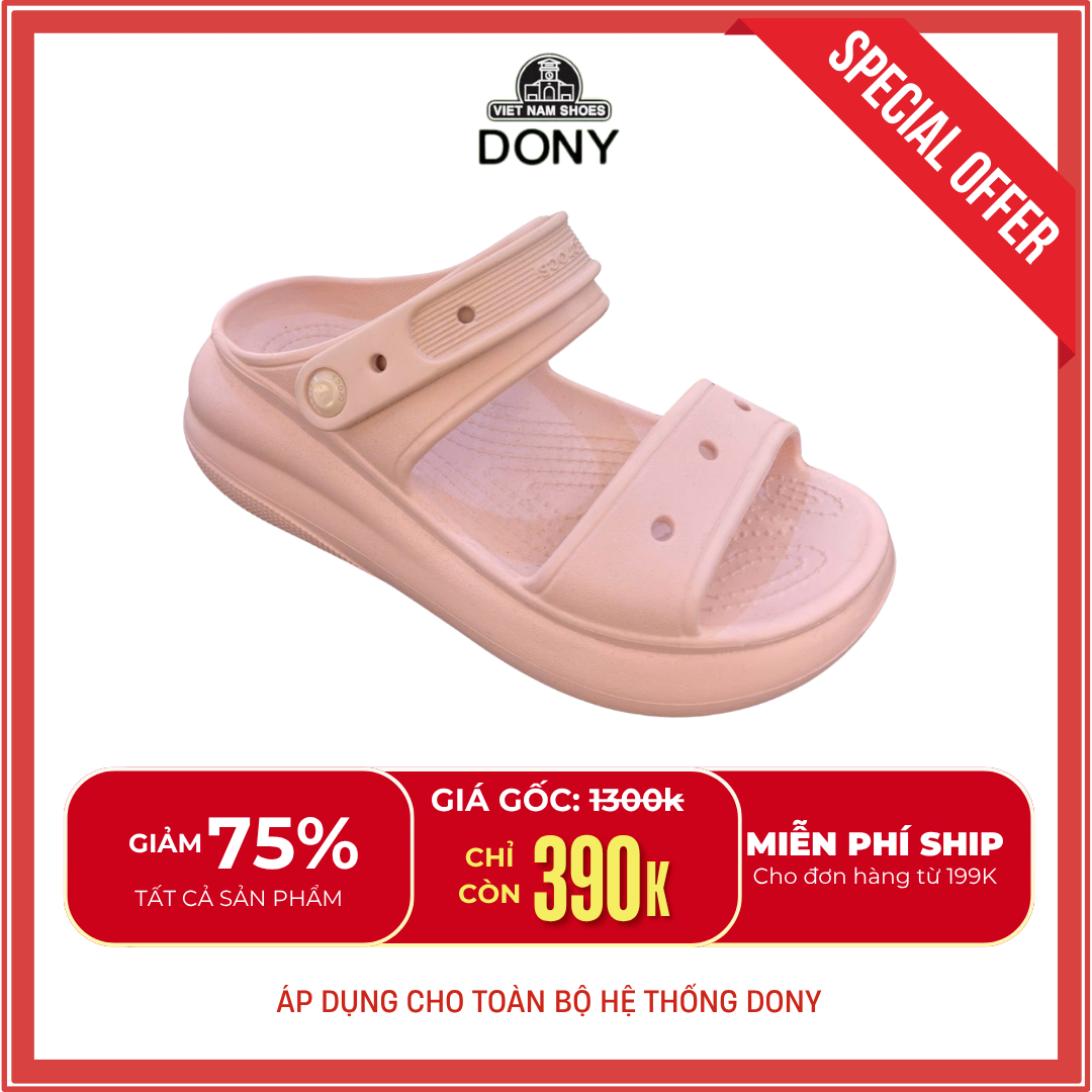  Dép Người Lớn Nữ Đế Cao 7cm Classic 