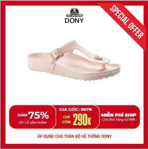  Dép Quai Kẹp Xỏ Ngón Nữ EVA 