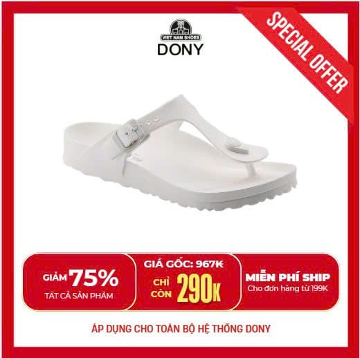  Dép Quai Kẹp Xỏ Ngón Nữ EVA 