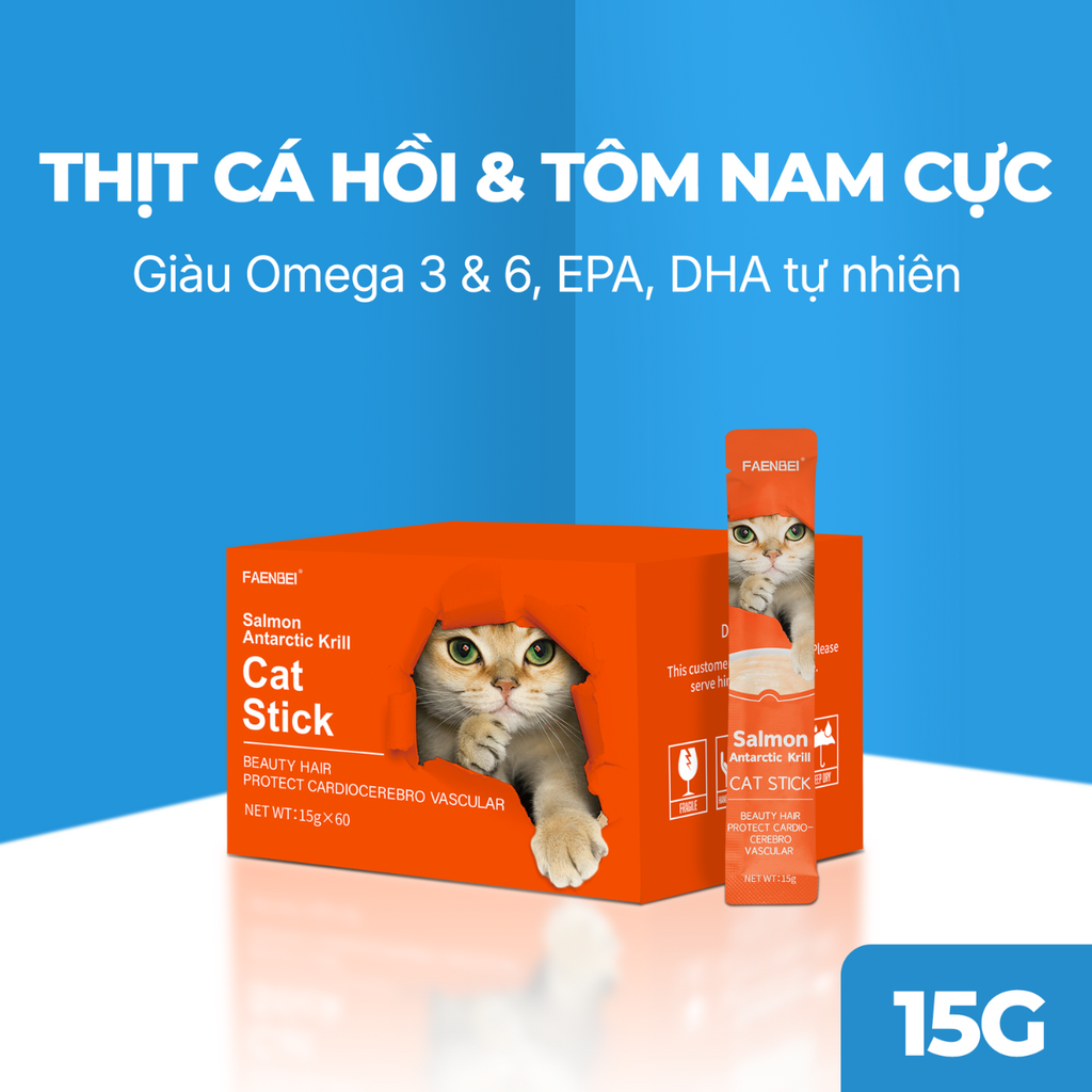 Súp thưởng dòng kinh điển cho mèo FAENBEI