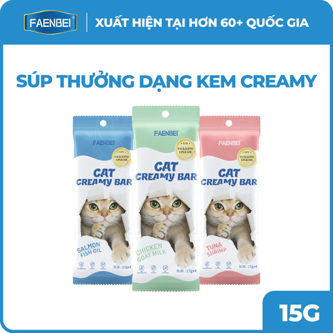 Súp thưởng dòng Creamy cho mèo Faenbei
