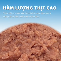Pate lon thịt & rau củ cho chó Faenbei