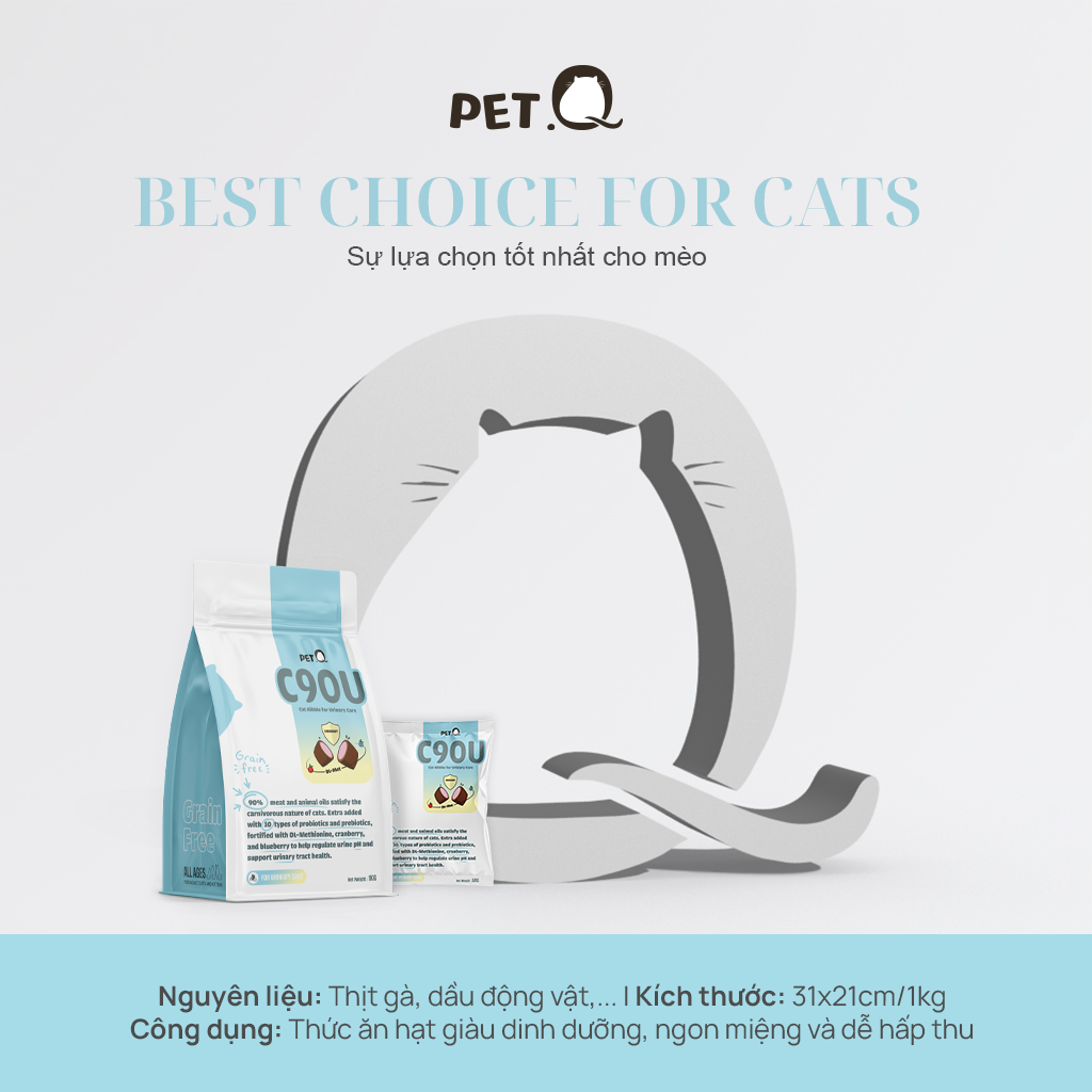 Thức ăn hạt cho mèo Churro C90U PetQ