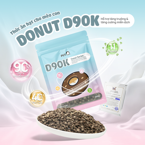 Thức ăn hạt Donut D90K PetQ