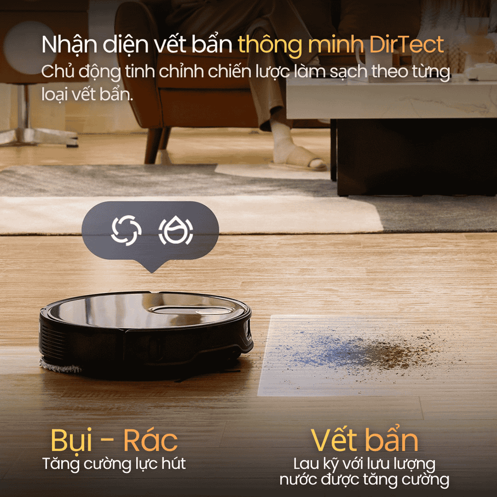 Robot hút bụi lau nhà Roborock Q Revo Slim