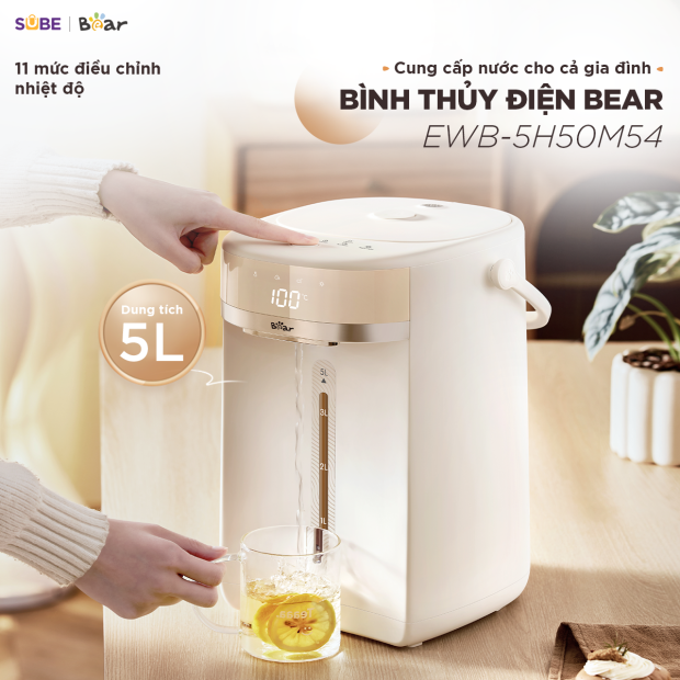 Bình thuỷ điện Bear 5L EWB-5H50M54