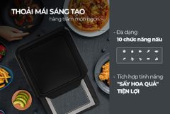 Nồi Chiên Không Dầu Sunhouse Mama SHD4088 – 15 L, Cảm Ứng, 1700 W