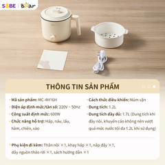 Nồi điện đa năng Bear MC-4H16H