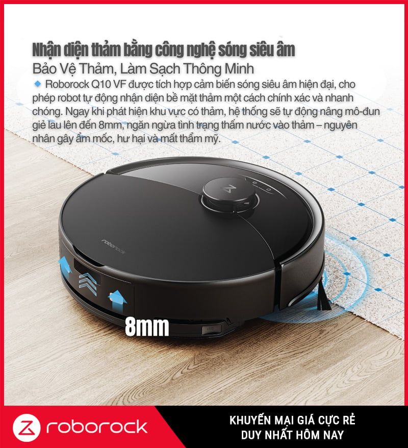 ROBOT HÚT BỤI LAU NHÀ ROBOROCK Q10VF PLUS