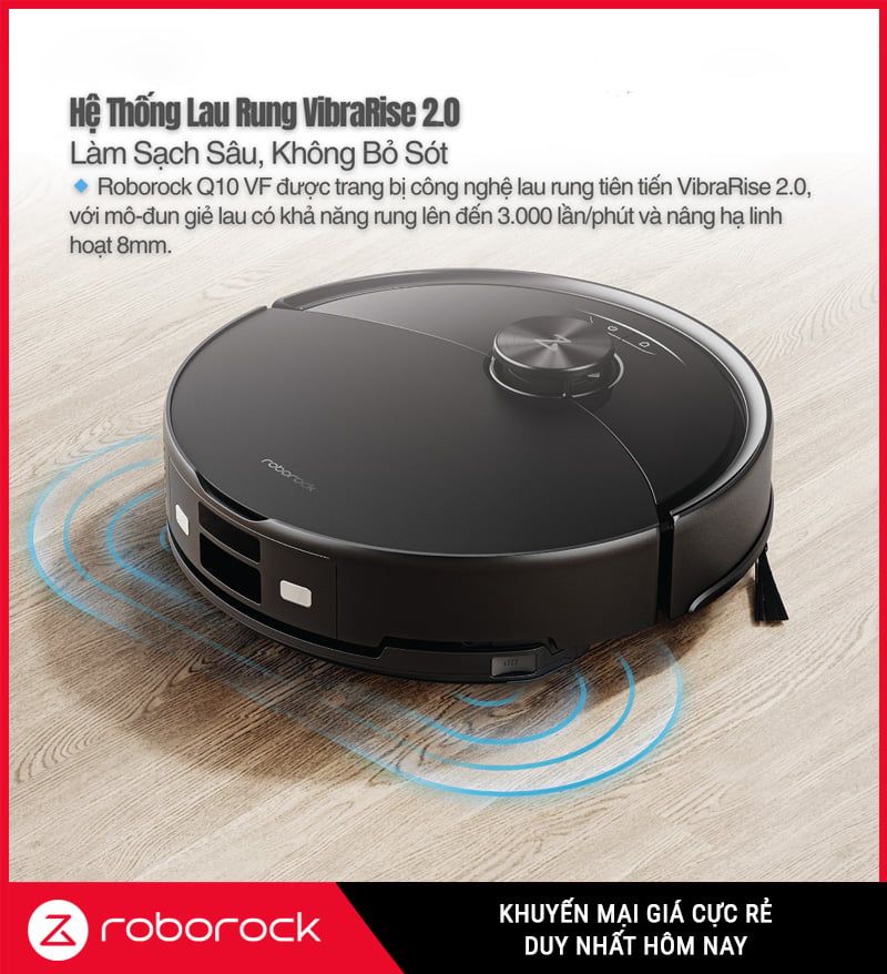ROBOT HÚT BỤI LAU NHÀ ROBOROCK Q10VF PLUS