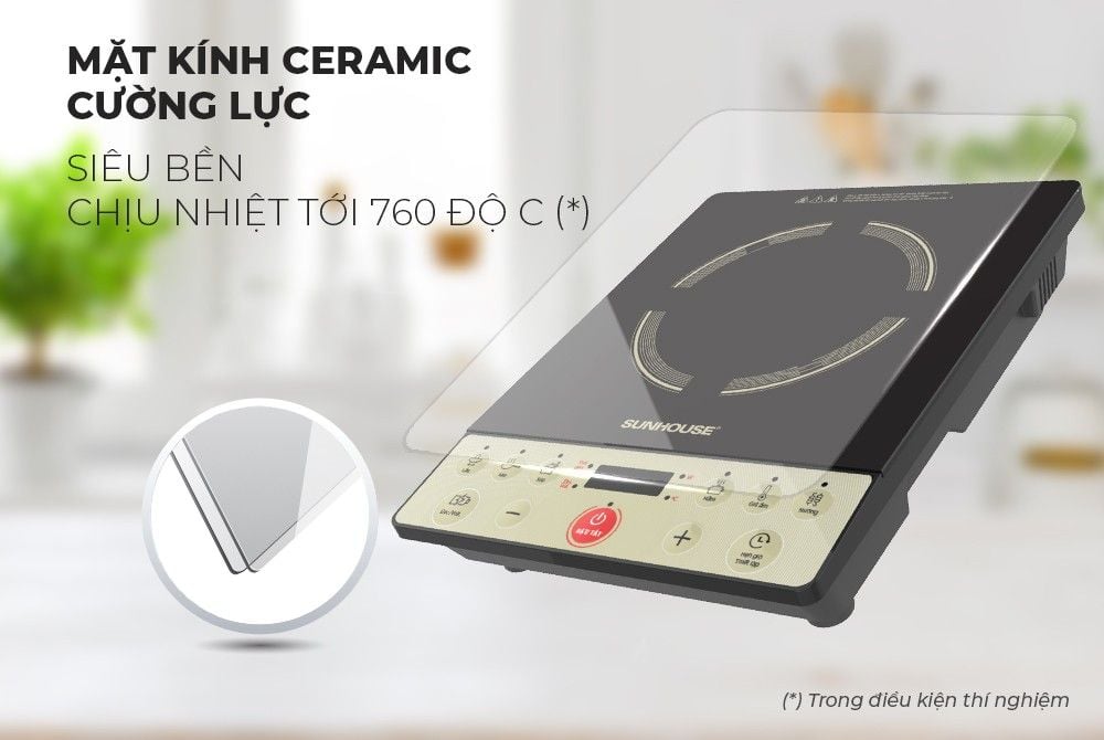 Bếp Từ Sunhouse SHD6165 – Thiết Kế Gọn Gàng, Dễ Dùng, Bền Bỉ