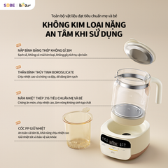 Ấm đun nước hâm sữa Bear WW-4H12W