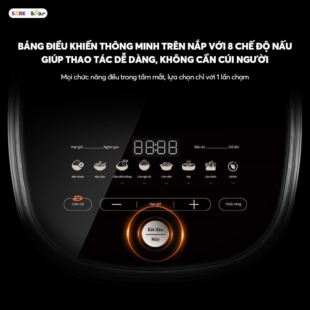 Nồi cơm điện Bear 1.5L RC-4H40Y