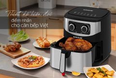 Nồi Chiên Không Dầu Sunhouse SHD4035 – 9 L, Rapid Air, 1800 W