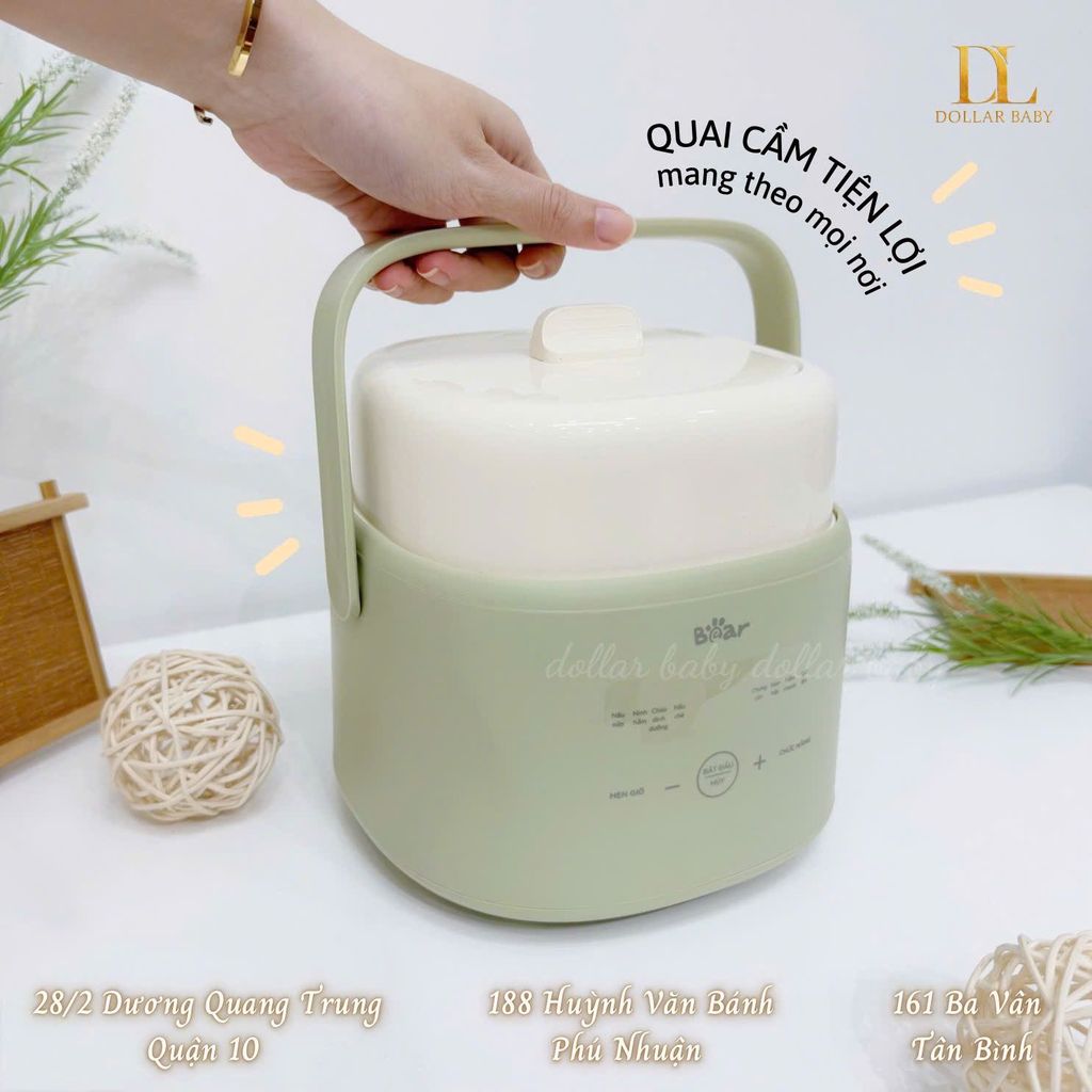 Nồi nấu chậm 1.0L Bear SC-4H10E