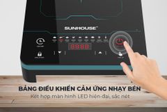Bếp Từ Đơn Sunhouse SHD6873 – 2200W, Cảm Ứng Cảm Biến, 7 Chế Độ Nấu