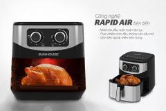 Nồi Chiên Không Dầu Sunhouse SHD4035 – 9 L, Rapid Air, 1800 W