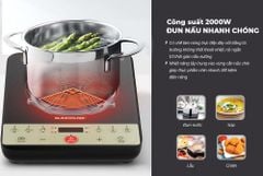 Bếp Từ Sunhouse SHD6165 – Thiết Kế Gọn Gàng, Dễ Dùng, Bền Bỉ