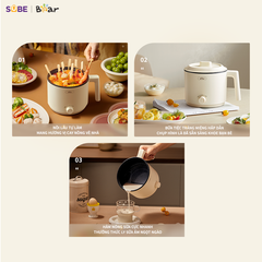 Nồi điện đa năng Bear MC-4H16H