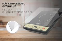 Bếp Từ Đơn Sunhouse Mama SHD6860 – Cảm Ứng, 2000W, 8 Chế Độ Nấu, Tặng Nồi Lẩu