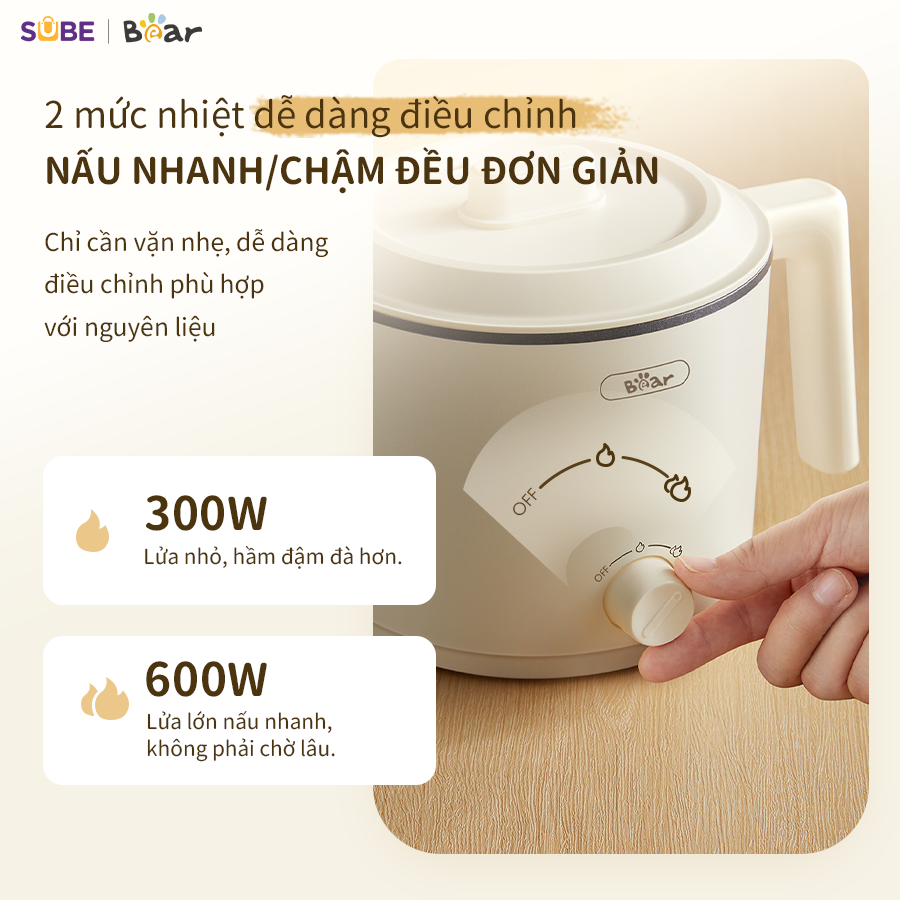 Nồi điện đa năng Bear MC-4H16H
