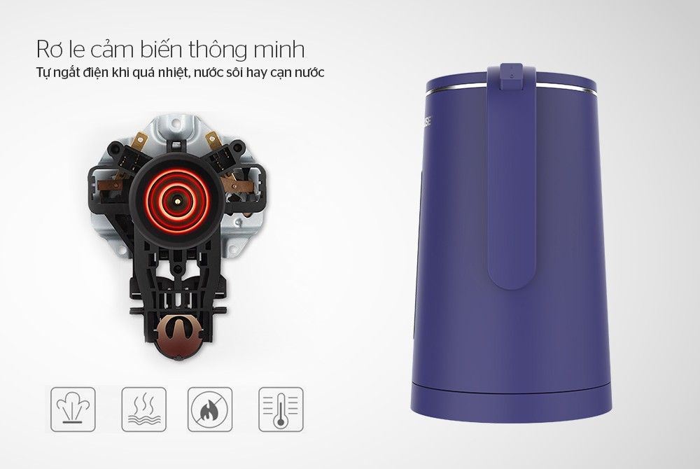 ẤM SIÊU TỐC INOX 2 LỚP 1.8L SUNHOUSE SHD1355