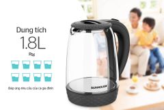 ẤM SIÊU TỐC THỦY TINH SUNHOUSE SHD1215