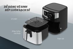 Nồi Chiên Không Dầu Sunhouse SHD4035 – 9 L, Rapid Air, 1800 W