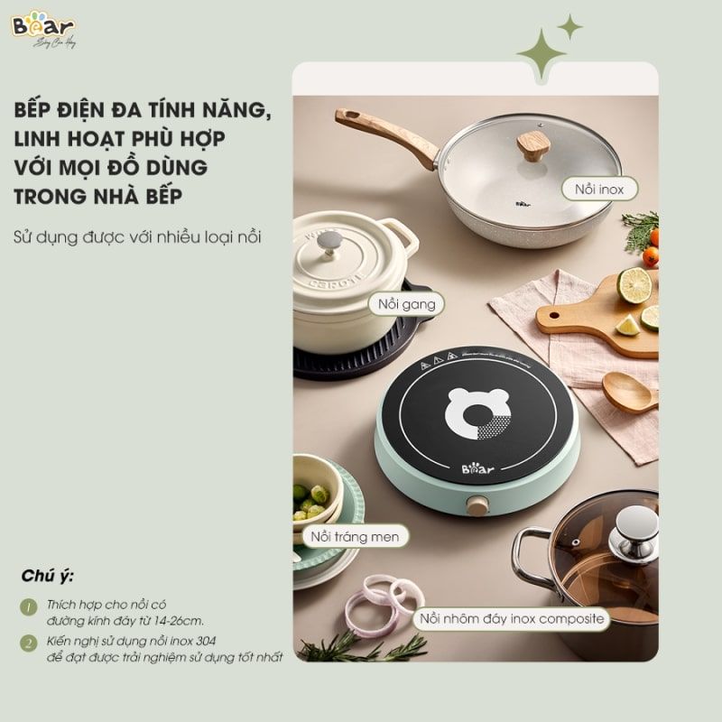 Bếp từ Bear SB-BT21W
