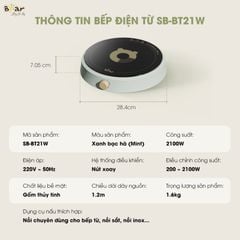 Bếp từ Bear SB-BT21W