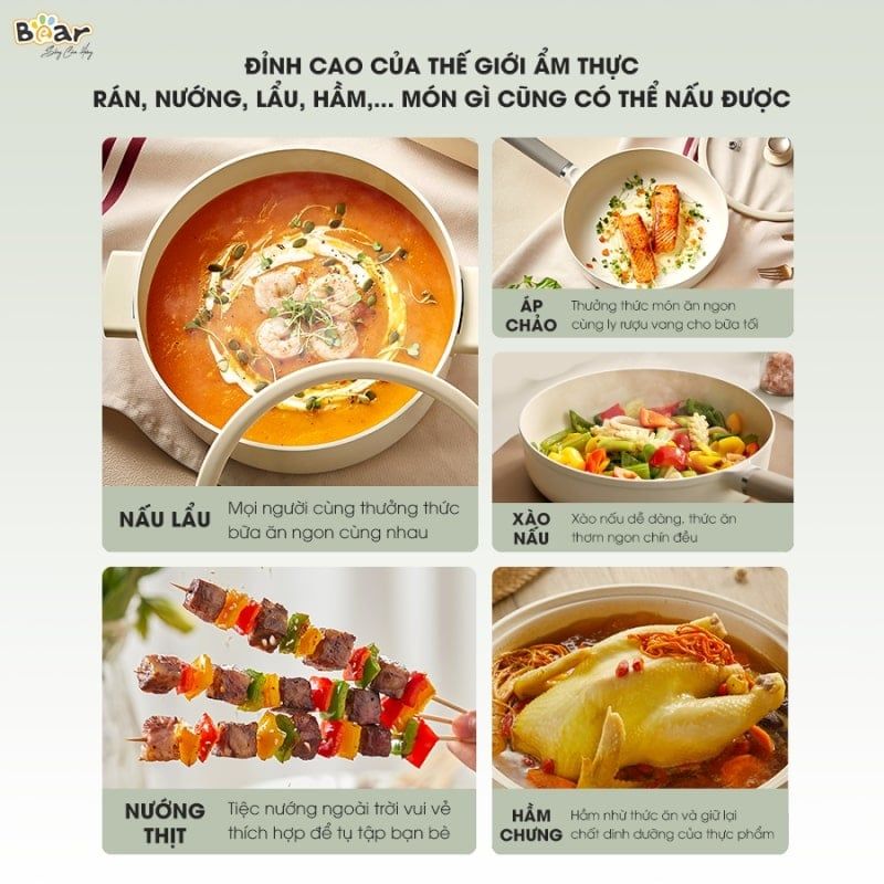 Bếp từ Bear SB-BT21W