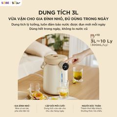 Bình thuỷ điện Bear 3L EWB-5H30C60