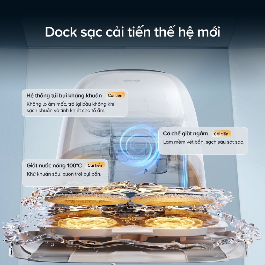 Robot hút bụi Roborock Qrevo Curv 2 Pro