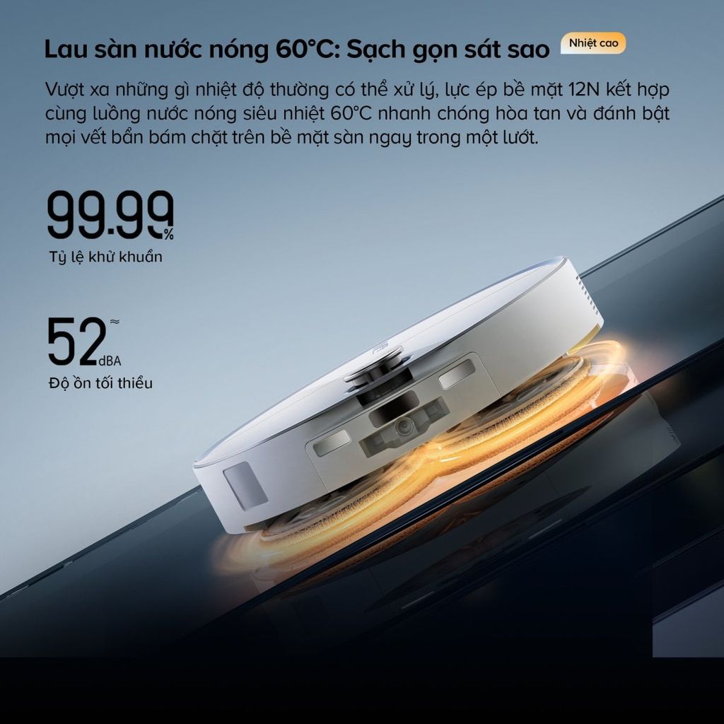 Robot hút bụi Roborock Qrevo Curv 2 Pro