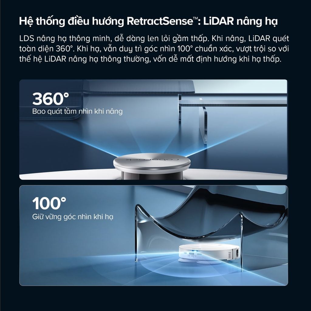 Robot hút bụi Roborock Qrevo Curv 2 Pro